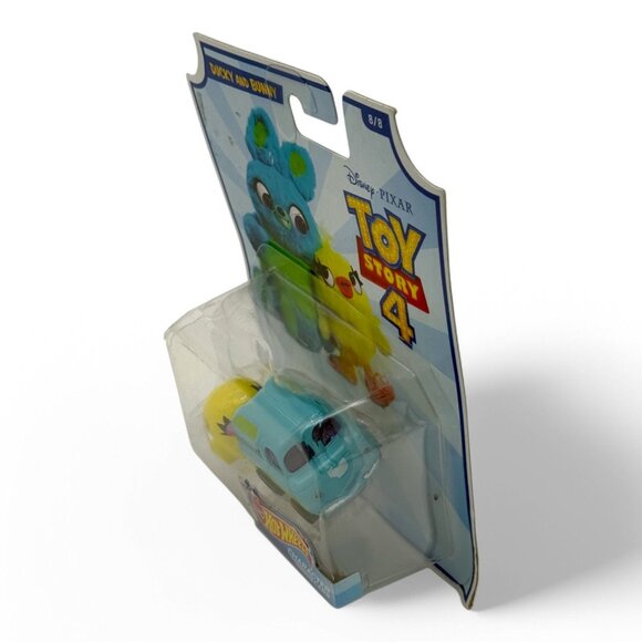 Disney Pixar Toy Story 4 Hot Wheels Character Cars Ducky & Bunny And Duke Caboom - Picture 4 of 16